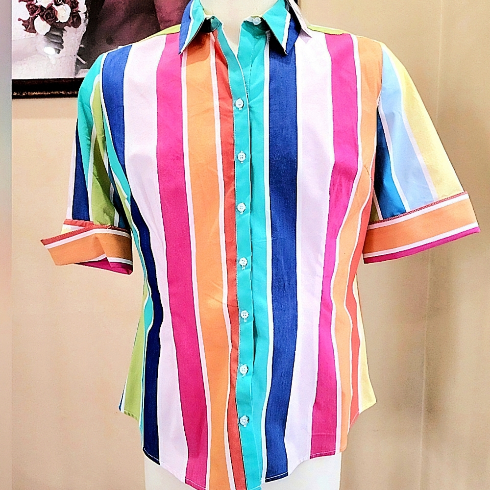 NWT NY&Company 7th Avenue Design Studio with Secret Snaps Size Large